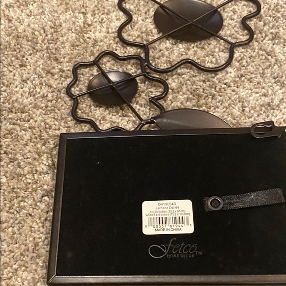 Fetco Jardana Decorative Floral Photo Frame with Orange and Silver Accents. - Picture 13 of 13